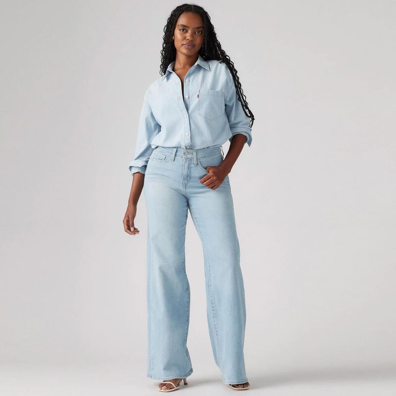 Levi's 318 Shaping Wide Leg Tall Glass Of Water image number 2