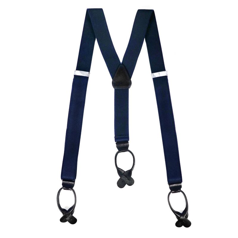 Fellini Plain 35mm Leather End Braces image number 3