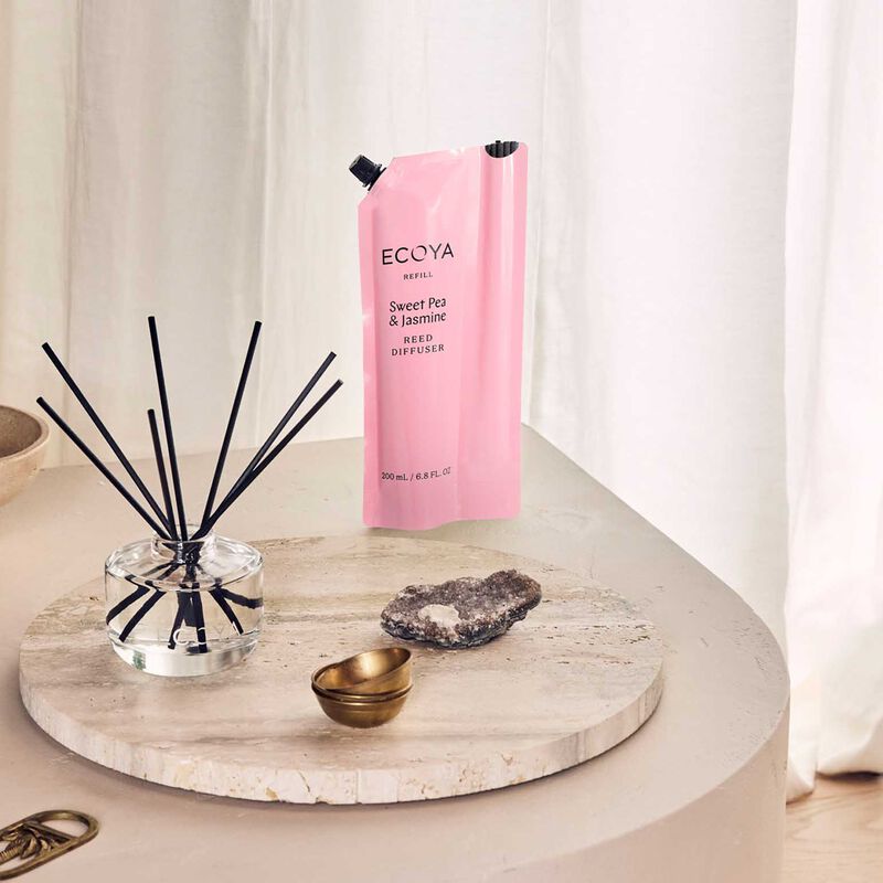 ECOYA Reed Diffuser Refill Sweet Pea & Jasmine 200ml image number 1