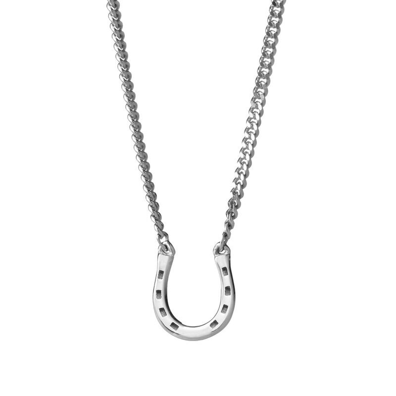 Karen Walker Mini Horseshoe Necklace image number 0