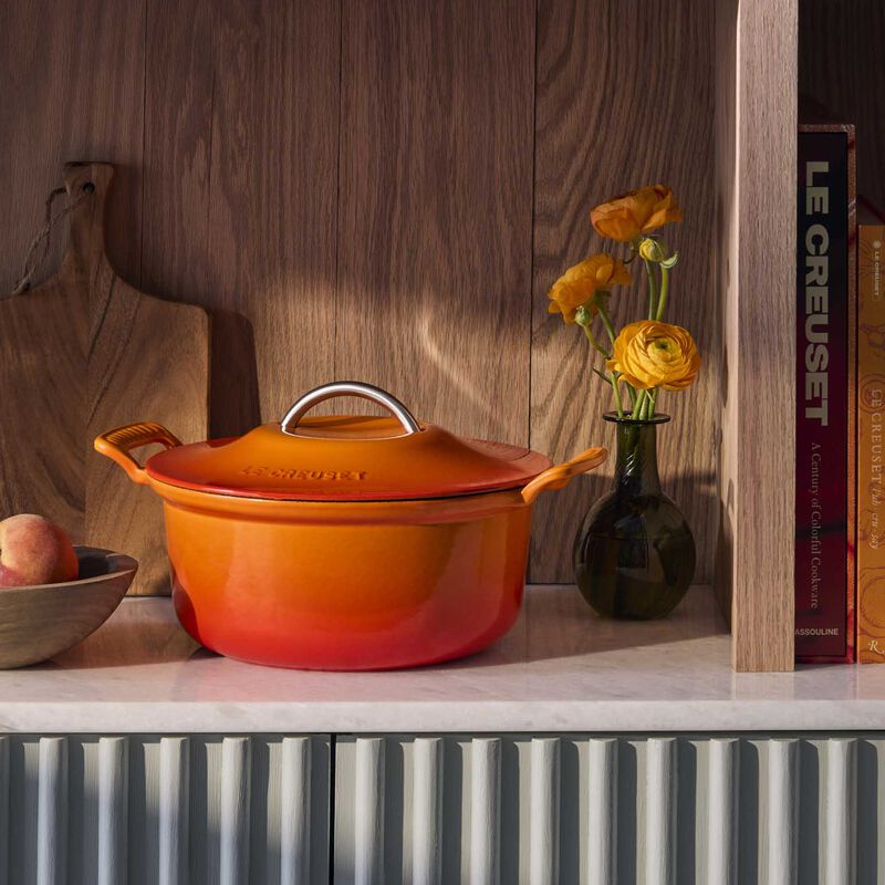 Le Creuset Modern Heritage Round Casserole 26cm - Volcanic image number 1