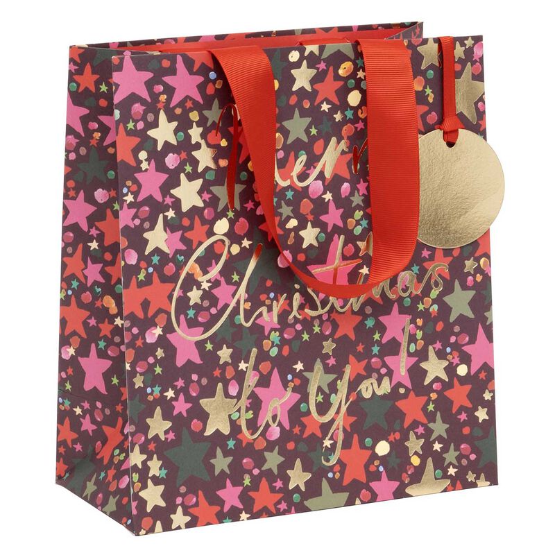 Image Gallery Luxury Star Light Medium Christmas Bag image number 0