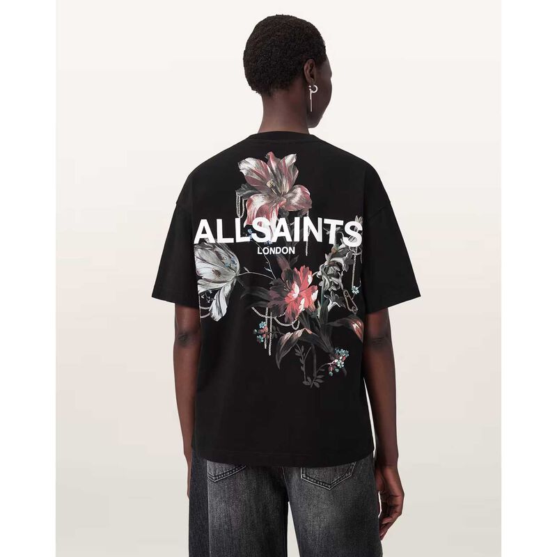 AllSaints Ania Etta Oversized T-Shirt image number 1