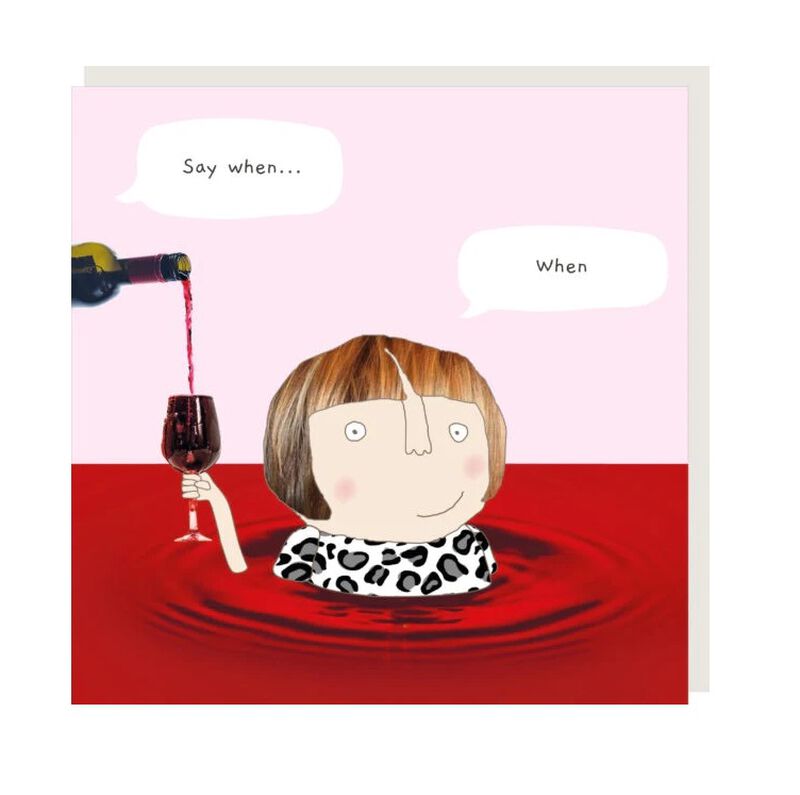 Rosie Made A Thing Wine When Card image number 0