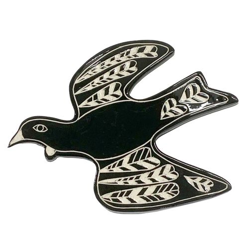 Borrowed Earth Ceramic Bird Large - Tui