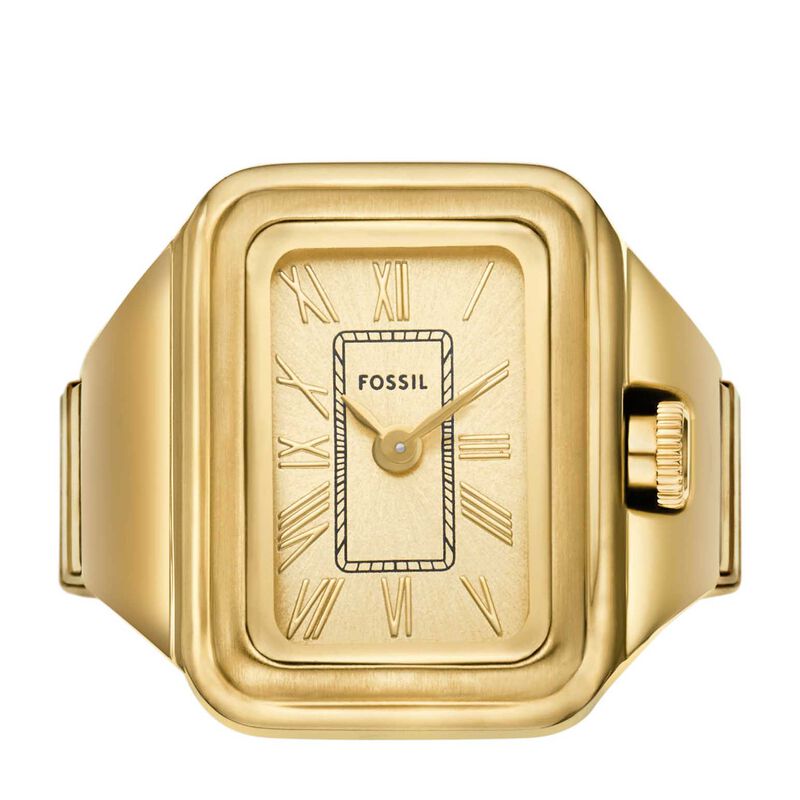 Fossil Raquel Watch Ring Gold-Tone ES5343 image number 1