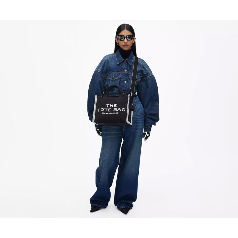 MARC JACOBS The Jacquard Medium Tote Bag image number 3