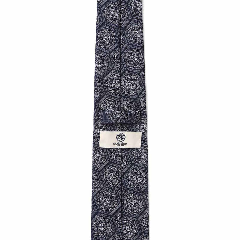 Cambridge Hex Foulard 7.5cm Tie image number 5
