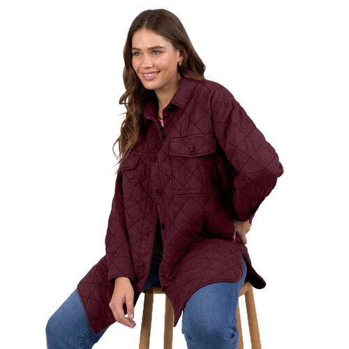 ELM Katie Quilted Shacket