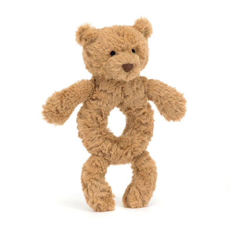 Jellycat Bartholomew Bear Ring Rattle image number 0