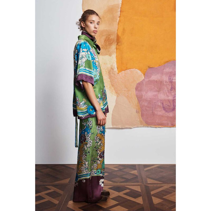 AL&Eacute;MAIS Nanci Silk Shirt image number 3