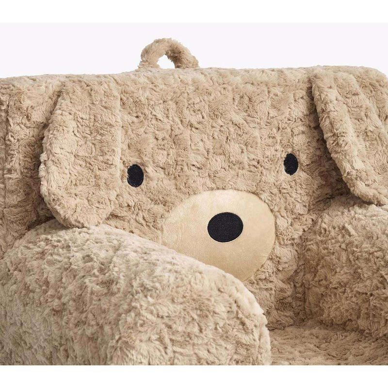 Pottery Barn Kids Cozy Critter Bailey Labradoodle Fur Chair image number 1