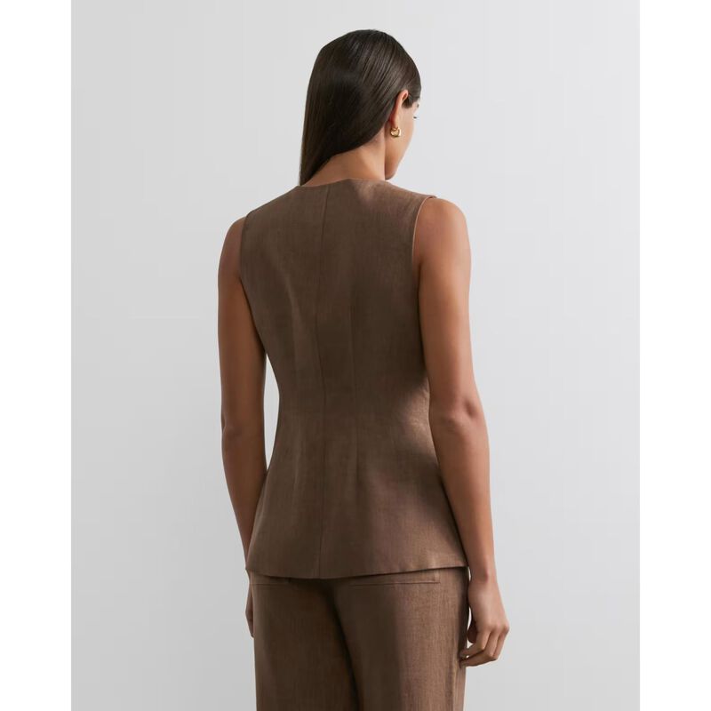 JAG Kayla Linen Vest image number 1