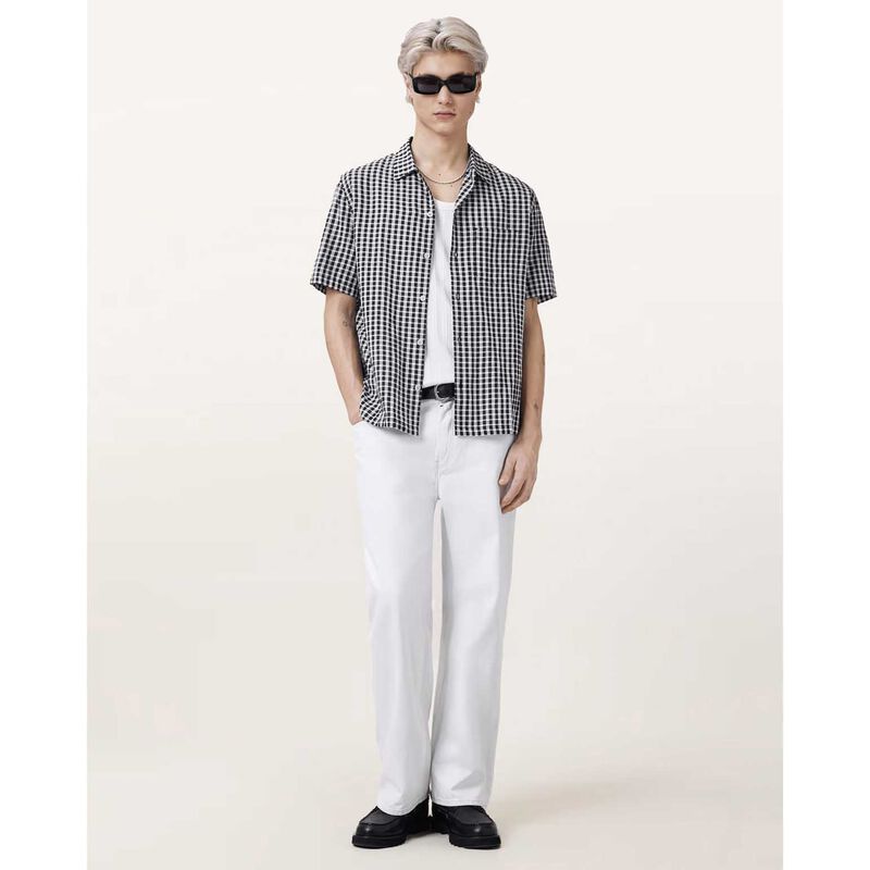 AllSaints Tawney Short Sleeve Check Shirt image number 3