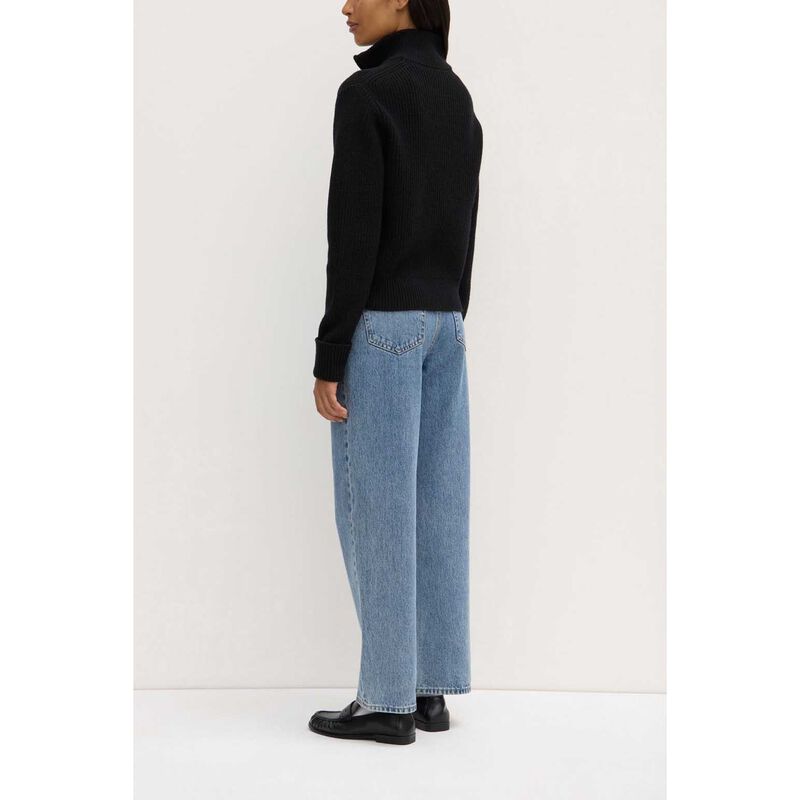 Assembly Label Annisha Zip Knit Black image number 1