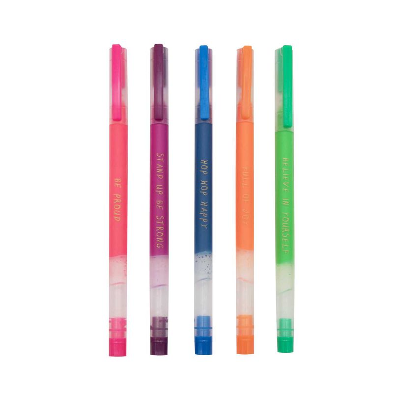 Arthouse Unlimited Set of 5 Gel Pens image number 1