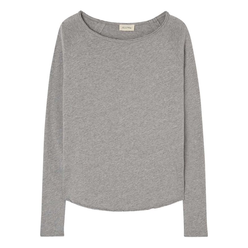 American Vintage Boat Neck Long Sleeve T-Shirt image number 3