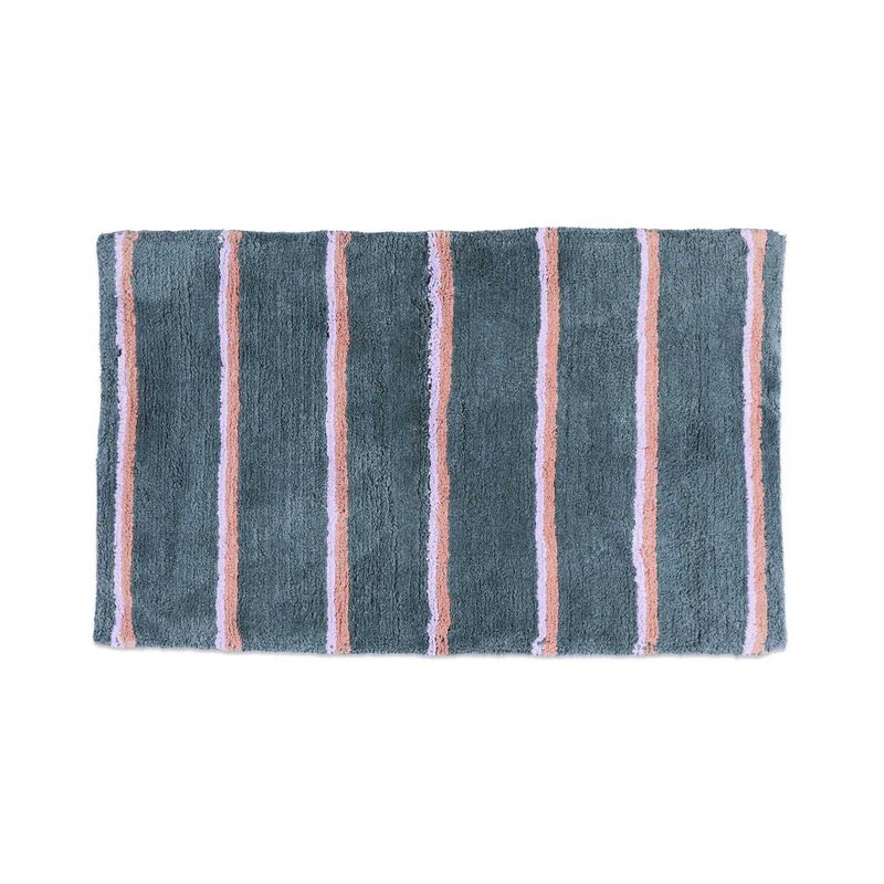 Kip&Co Wakame Crush Stripe Bamboo Bath Mat image number 0