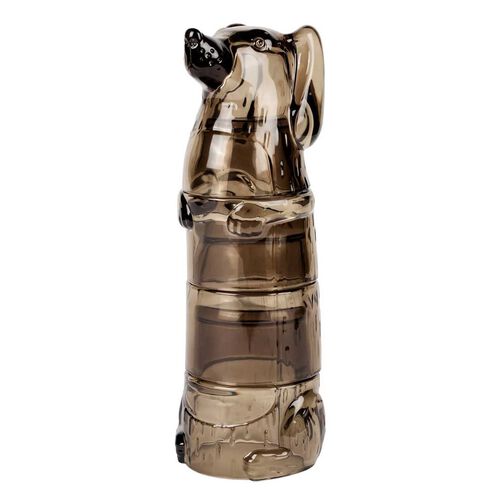 DOIY Stacking Glasses Puppy Brown