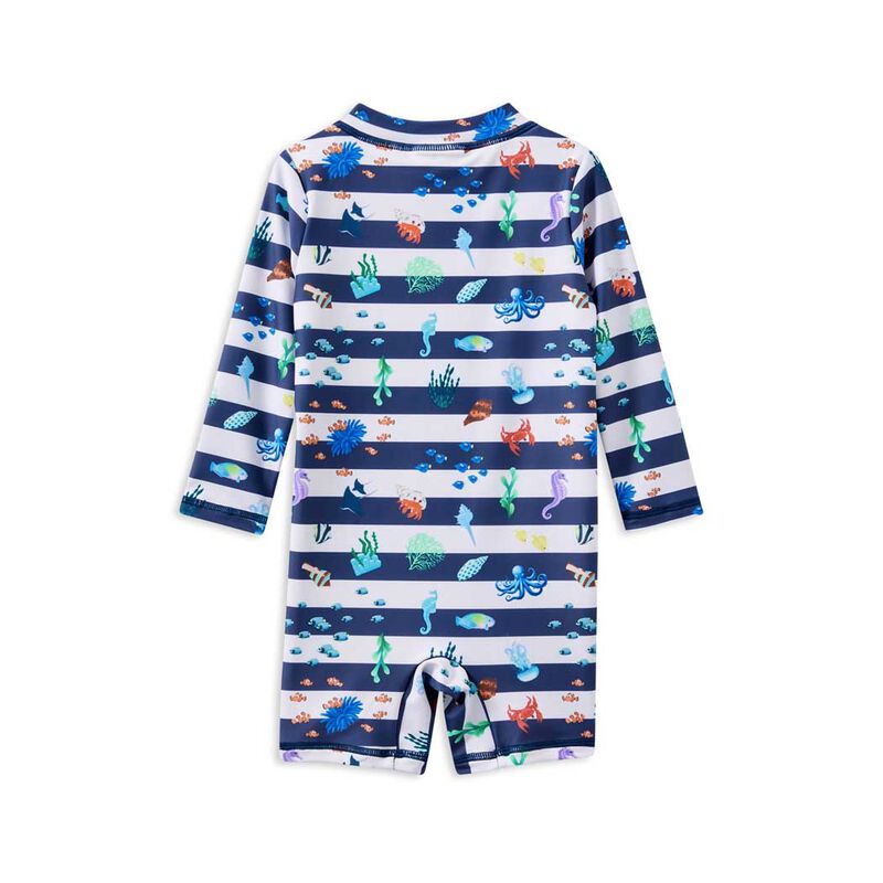 Milky Marine Long Sleeve Swimsuit image number 1