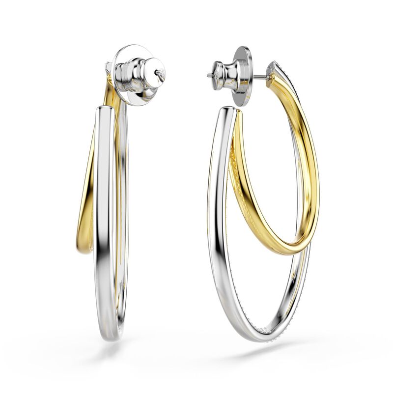 Swarovski Hyperbola Hoop Earrings image number 3