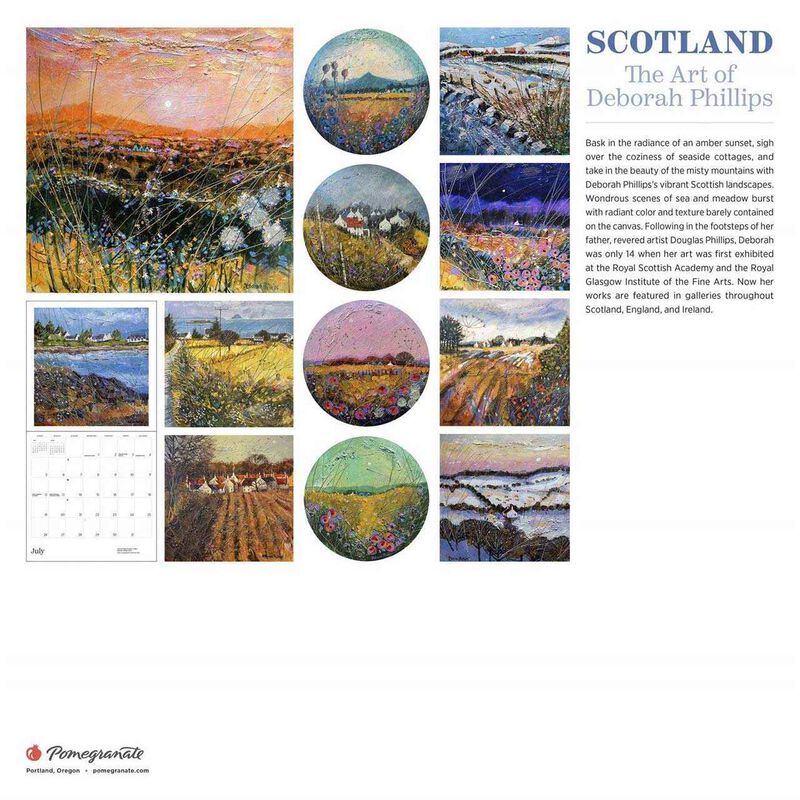 Pomegranate Scotland 2026 Wall Calendar image number 2