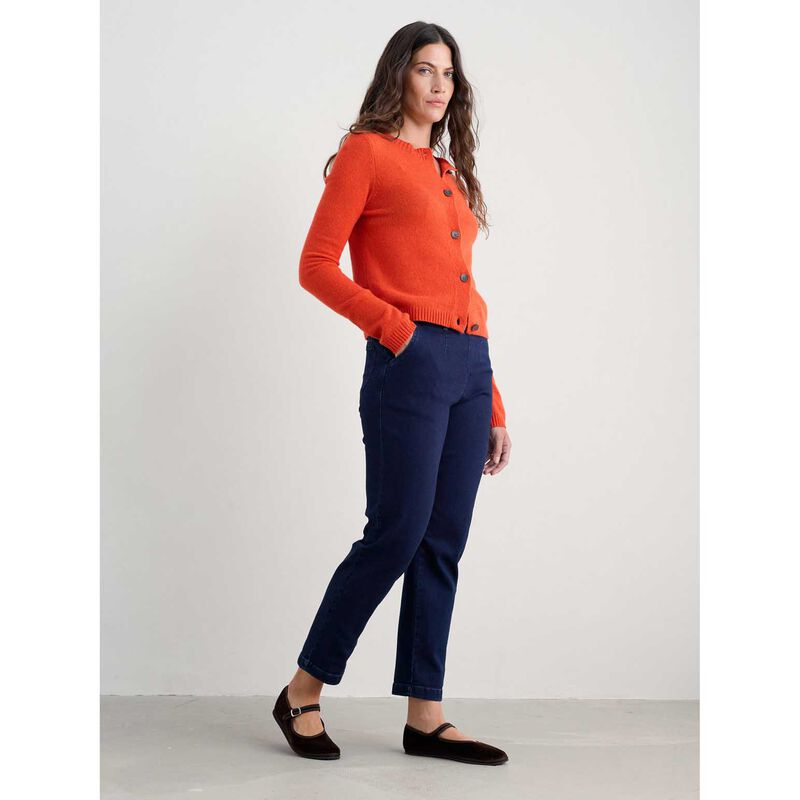 Seasalt Cornwall Waterdance Trouser Dark Indigo Wash image number 3