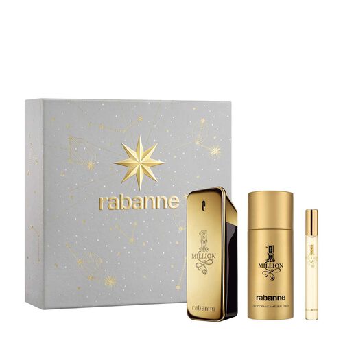 Rabanne 1 Million Xmas Gift Set (100ml EDT + Deo 150ml + 10ml Spray)