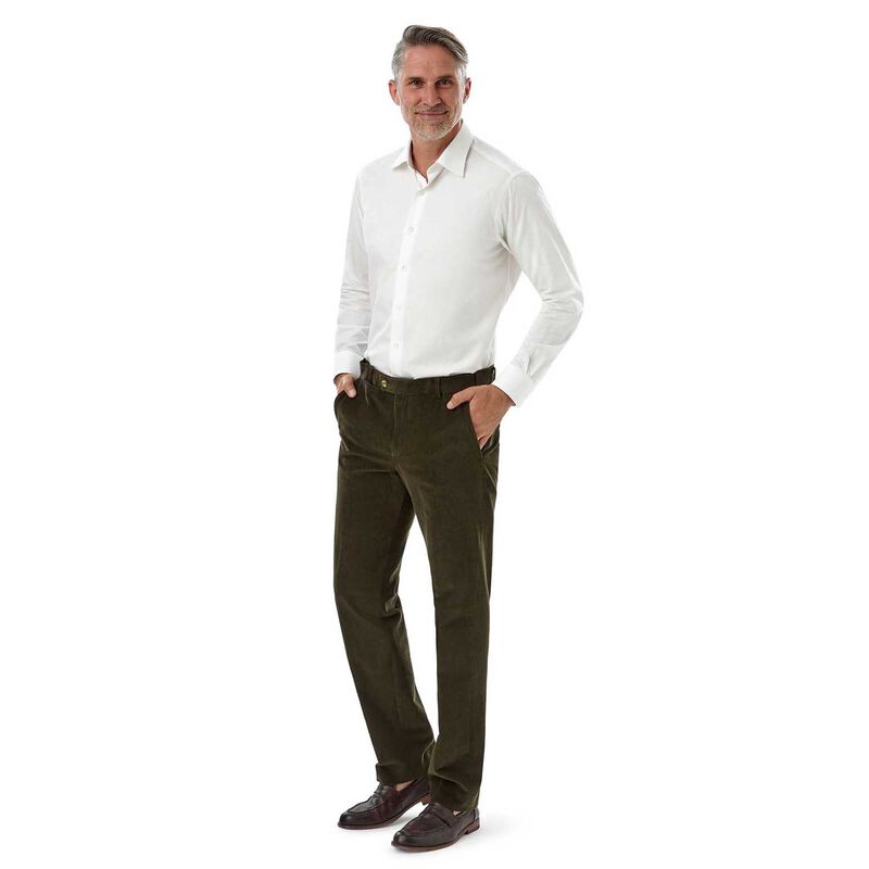 Cambridge Sutton 12W Cord Regular Fit Trouser Flp016 image number 4