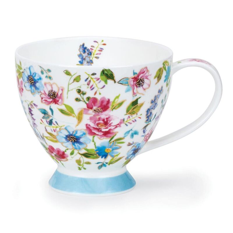 Dunoon Skye Fleurs Blue Mug image number 0