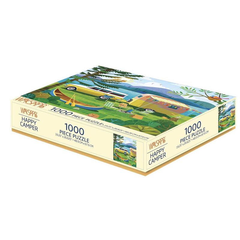 Werkshoppe Happy Camper 1000 Piece Puzzle image number 0