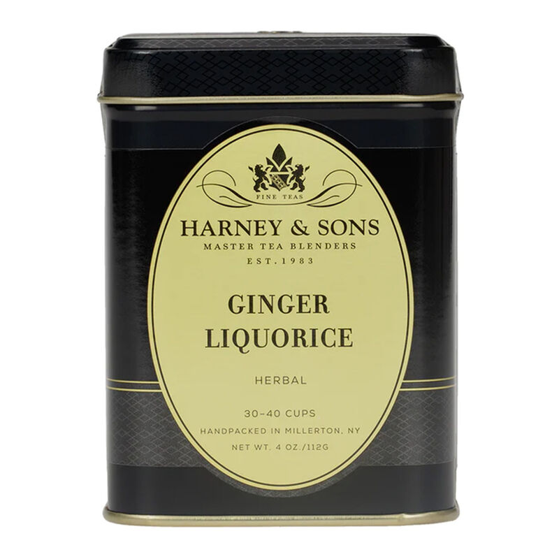 Harney & Sons Ginger Liquorice Loose Leaf 4 oz. Tin image number 0