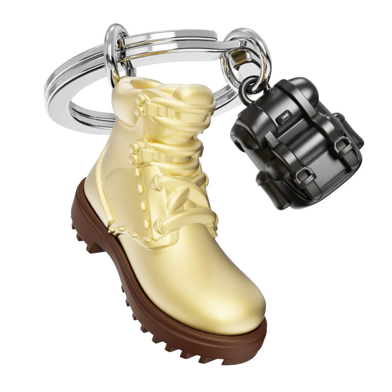 Metalmorphose Hiking Boot Keychain image number 0