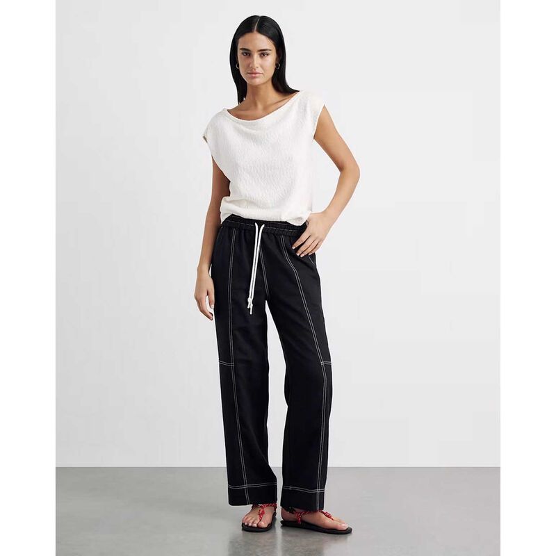 JAG Sabine Linen Relaxed Leg Pant image number 3