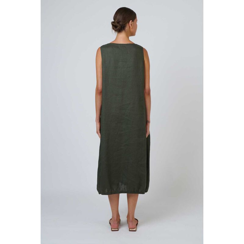 Naturals By O & J Topiary Linen Dress image number 1
