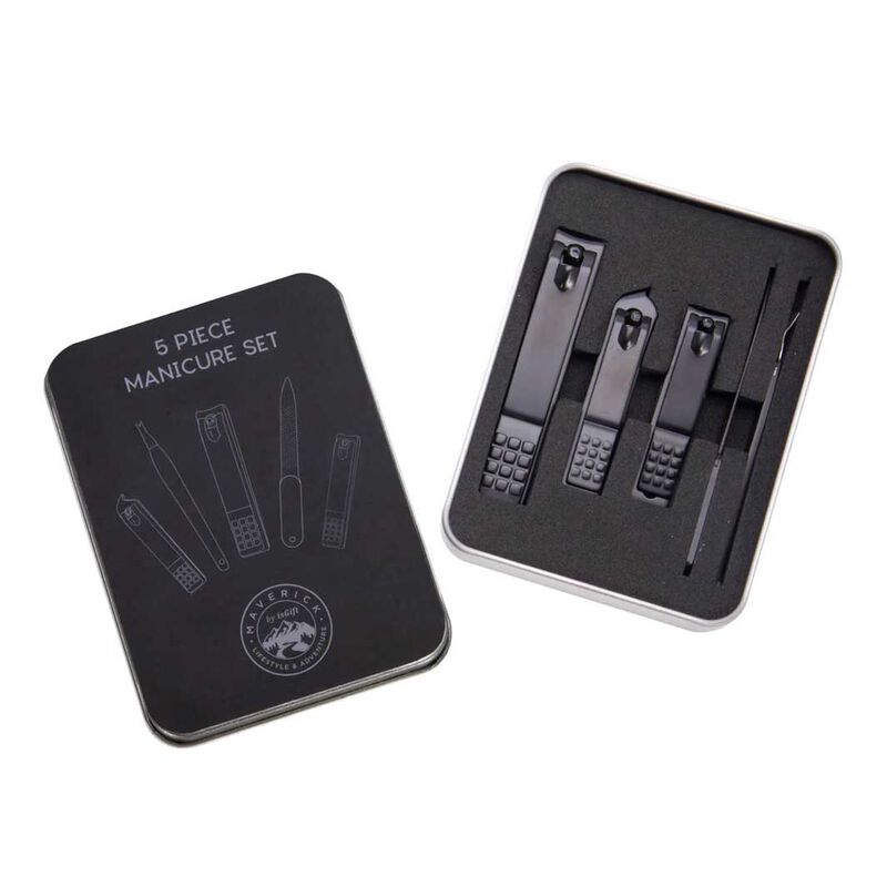 Maverick Black 5 Piece Manicure Set image number 0