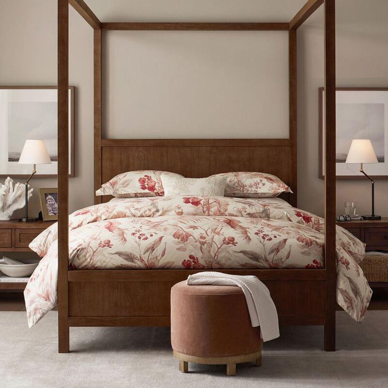 Pottery Barn Shea Botanical Duvet Cover - King image number 0