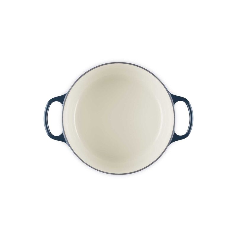 Le Creuset Cast Iron Round Casserole 24cm - Nuit image number 3