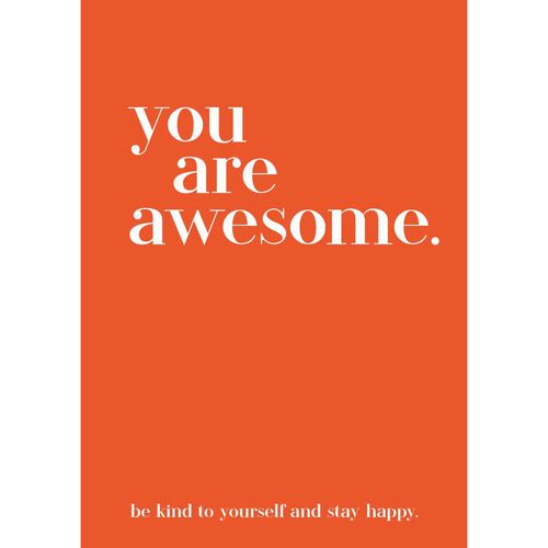 Modern Quotable: You Are Awesome Giftboook