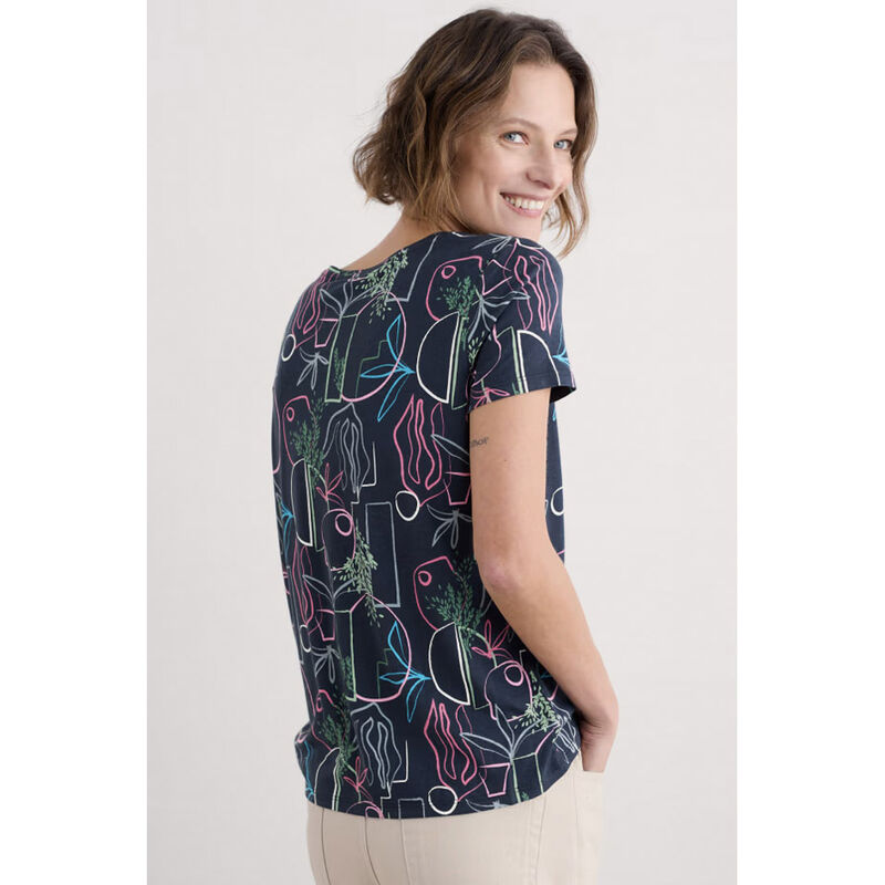 Seasalt Cornwall Appletree T-Shirt Garden Lines Maritime image number 1