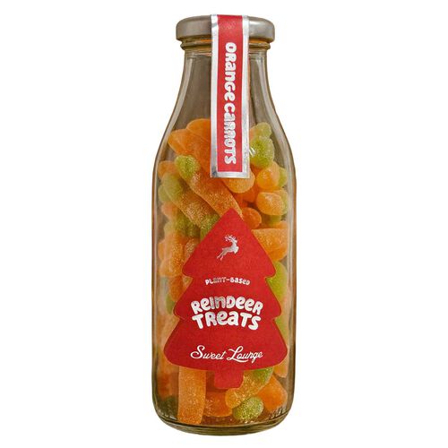 Sweet Lounge - Fizzy Orange Carrot 'Reindeer Treats' Glass Jar 300g
