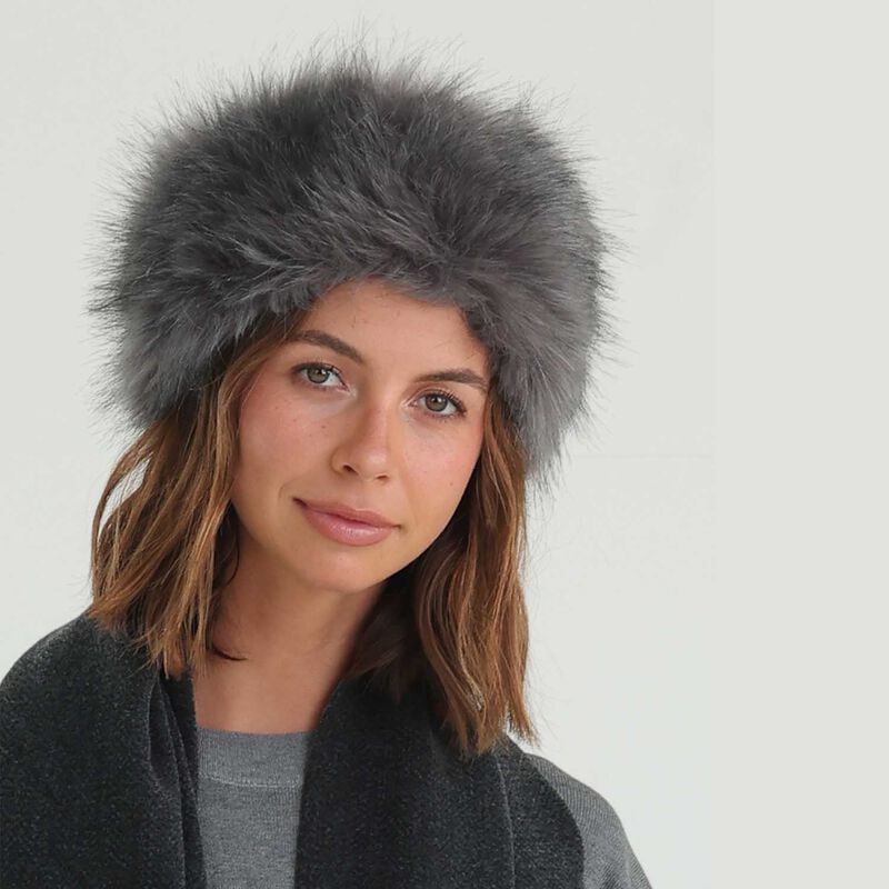 Morgan & Taylor Xenia Faux Fur Headband image number 6