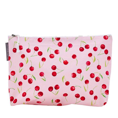 Annabel Trends Cotton Cosmetics Bag Large - Cherrylicious