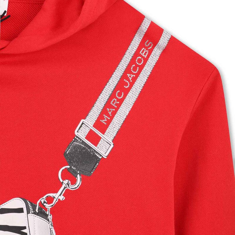 MARC JACOBS Snapshot Bag Hoodie 3Y-6Y image number 2
