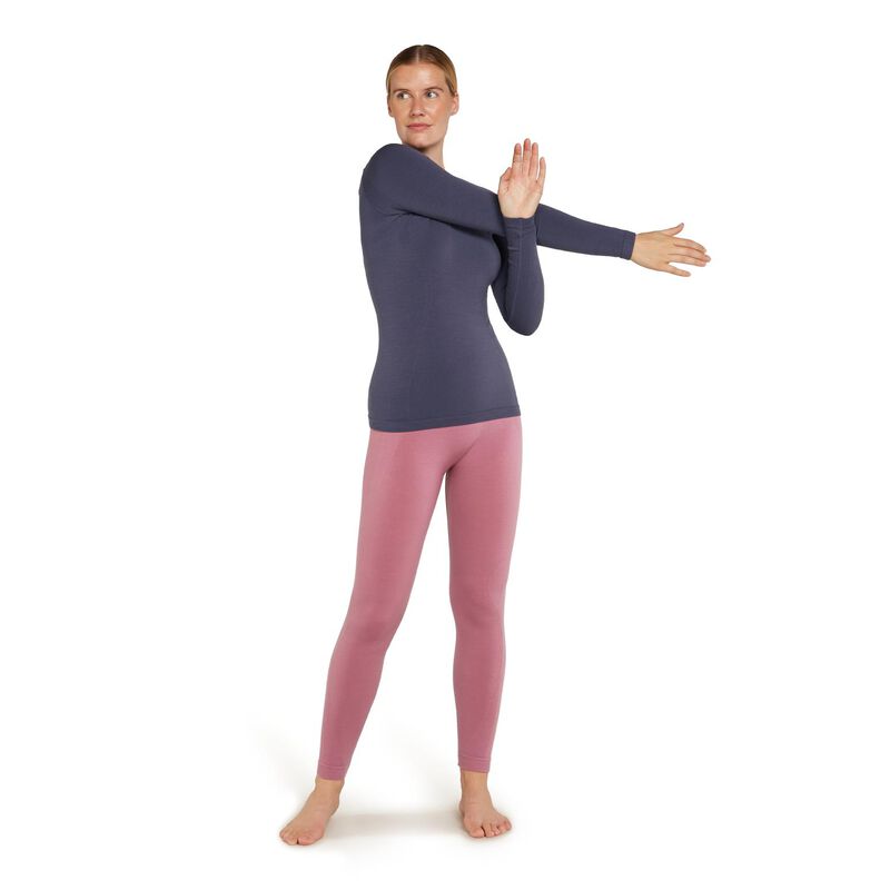 Icebreaker W Merino Blend 260 ZoneKnit Seamless LS Crewe image number 7