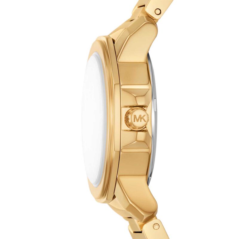 Michael Kors Prescott Three-Hand Gold-Tone Stainless Steel Watch image number 2