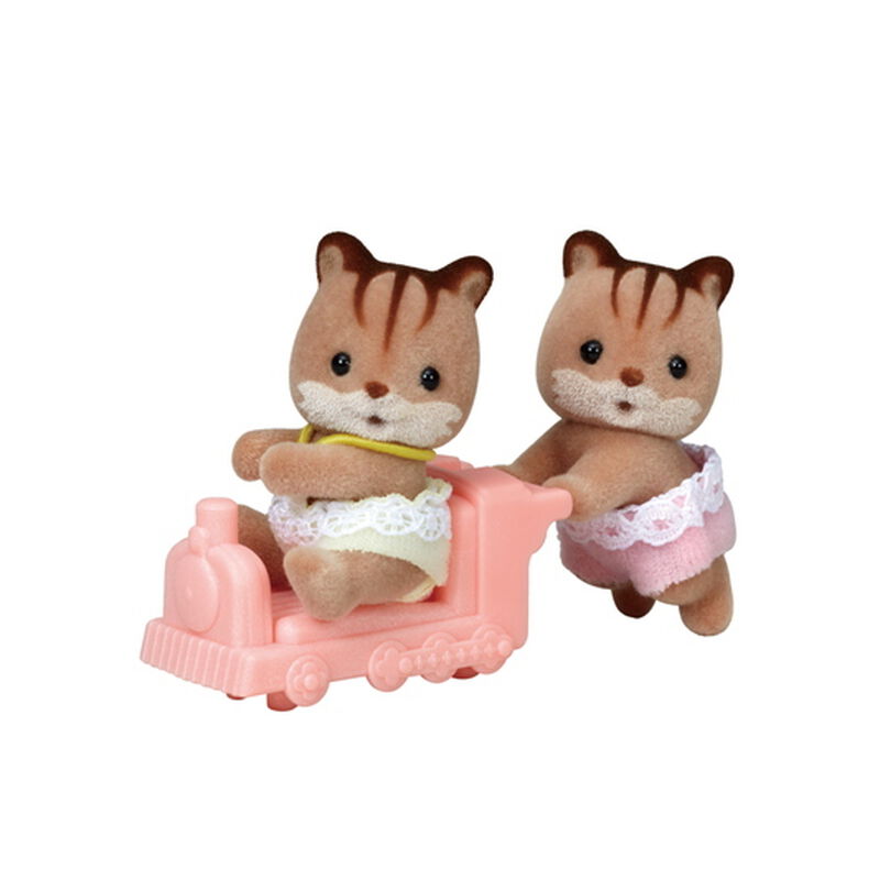 Sylvanian Families Walnut Squirrel Twins image number 1