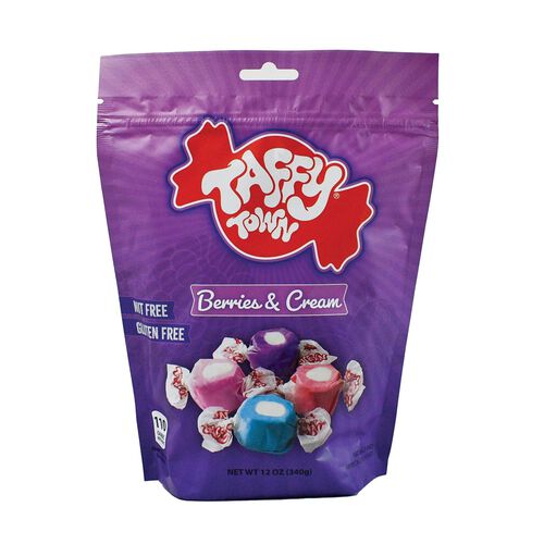 Taffy Town Berries & Cream Taffy Pouch 340g