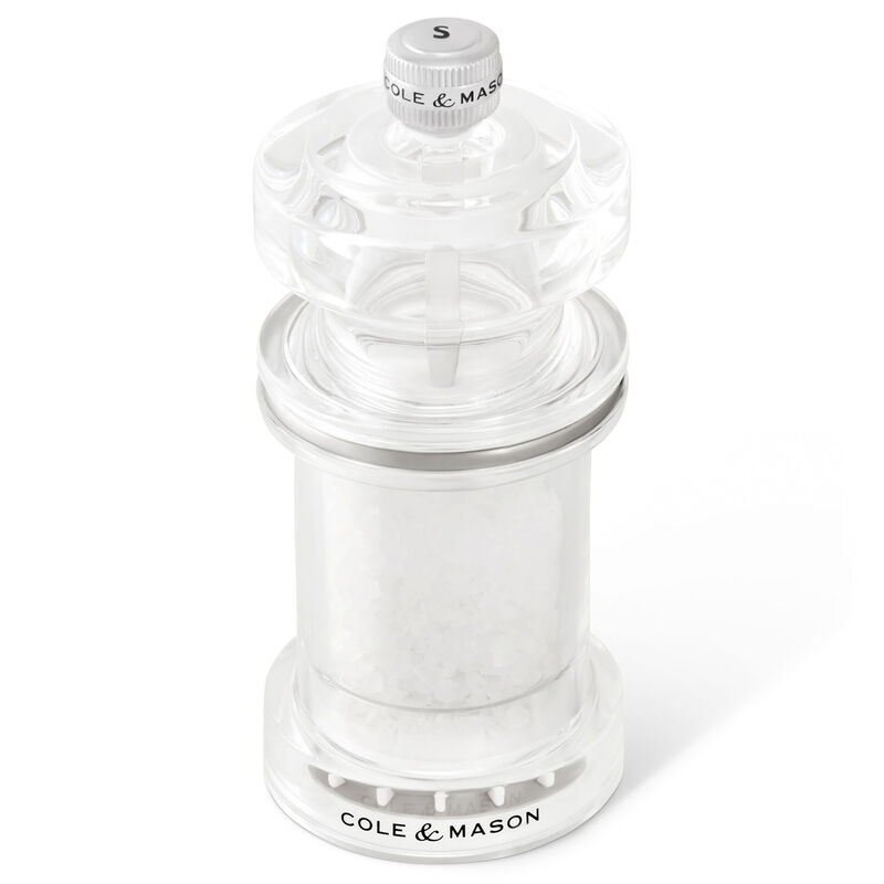 Cole & Mason 675 Acrylic Salt Mill 11.8cm image number 0