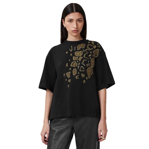 AllSaints Amelie Flow Embellished T-shirt